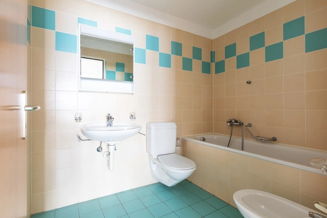 ρετρό μπάνιο 70s