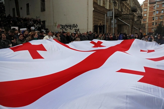 Διαδηλώσεις στη Γεωργία