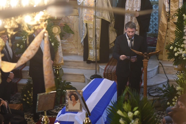 Βάσω Παπανδρέου κηδεία