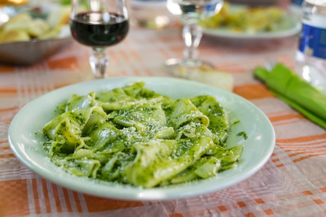 Λαζάνια με πέστο