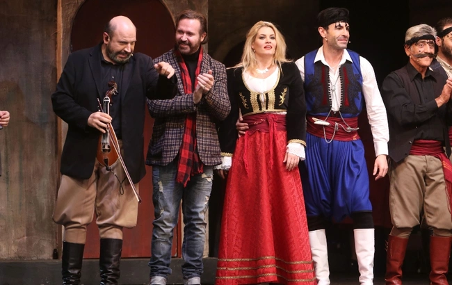 Η Μαρία Κορινθίου στην παράσταση «Η Νεράιδα και το Παλικάρι»