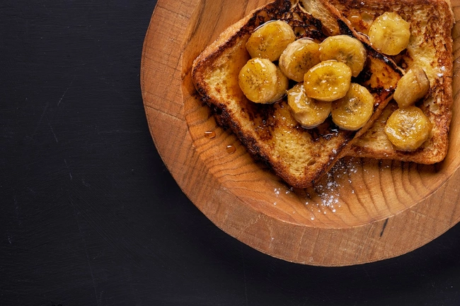 Τοστ με μπανάνα και μέλι