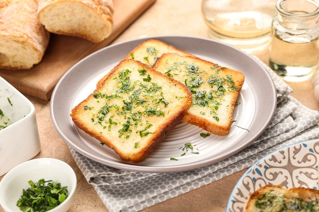 τοστ με σκορδο