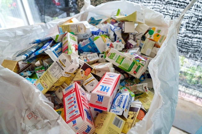 Κουτιά από γάλα