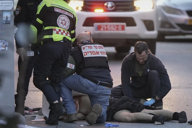 Εικόνα από την επίθεση στο Ισραήλ