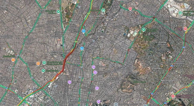 Κίνηση στους δρόμους