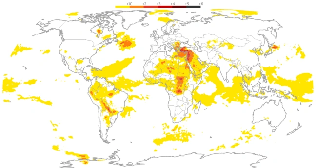 Μέσες Θερμοκρασίες 2024