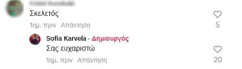 Σχόλιο σε φωτογραφίες της Σοφίας Καρβέλα