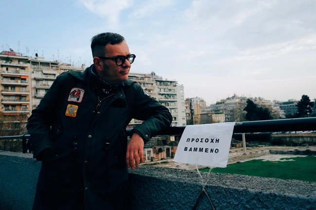 Ο Σταύρος Κιουτσιούκης στην Ρωμαϊκή