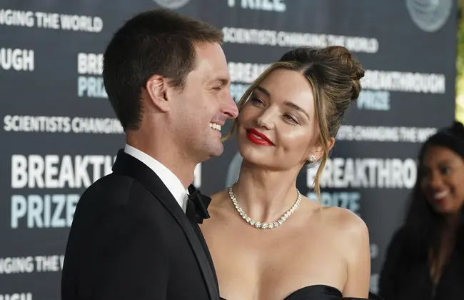 Evan Spiegel και Miranda Kerr