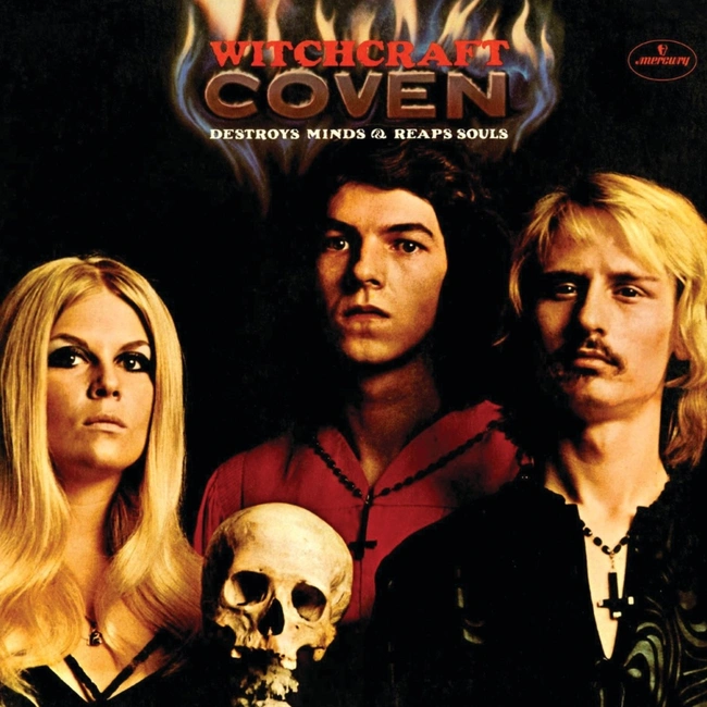 Το εξώφυλλο του ντεμπούτο των Coven “Witchcraft Destroys Minds and Reaps Souls” (1969)