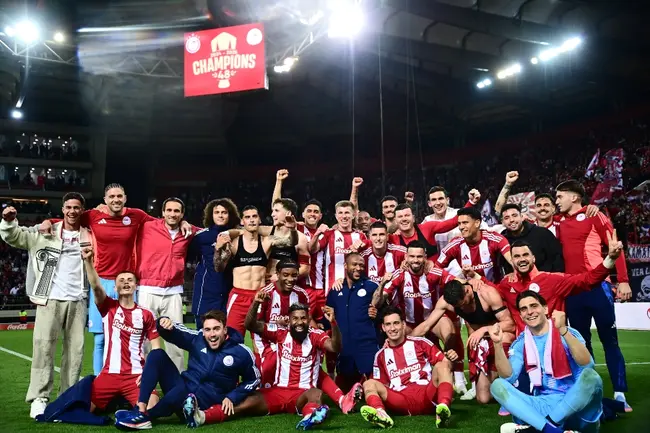 Ολυμπιακός πανηγυρισμοί