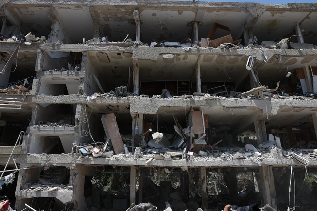 Κατεστραμμένο κτίριο στο Τελ Αβίβ