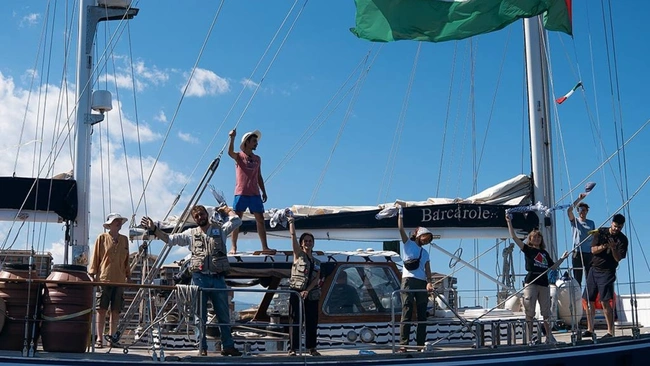 Το πλήρωμα του Madleen Γκρέτα Τούνμπεργκ