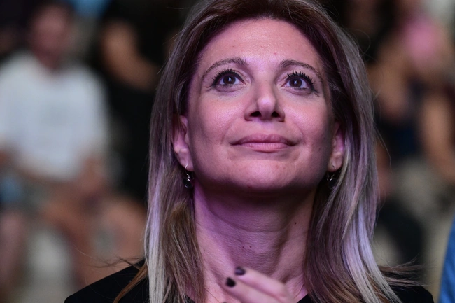 Η Μαρία Καρυστιανού σε συναυλία για τα Τέμπη