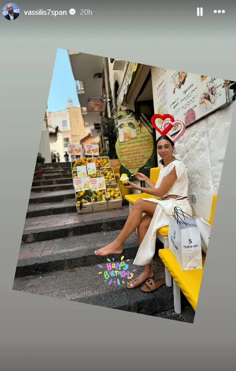 Ολυμπία Χοψονίδου: Γιόρτασε τα γενέθλιά της - Το δημόσιο «σ' αγαπώ» από τον Βασίλη Σπανούλη