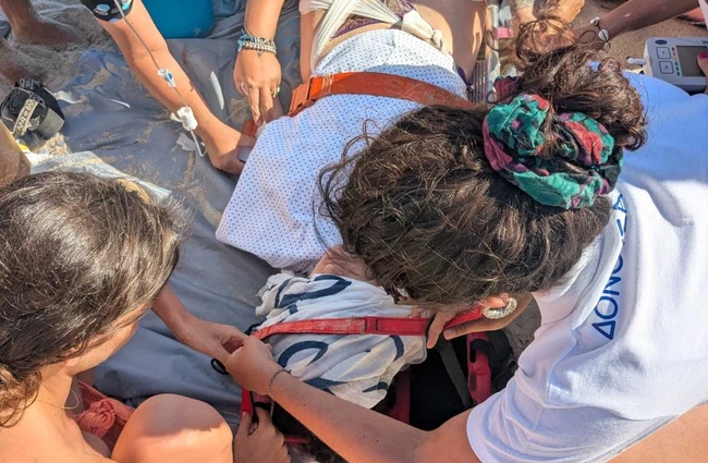 Ατύχημα στη Δονούσα