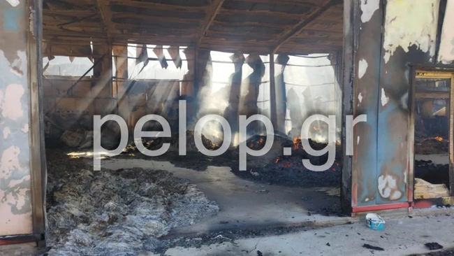 Φωτιά στη ΒΙΠΕ Πατρών