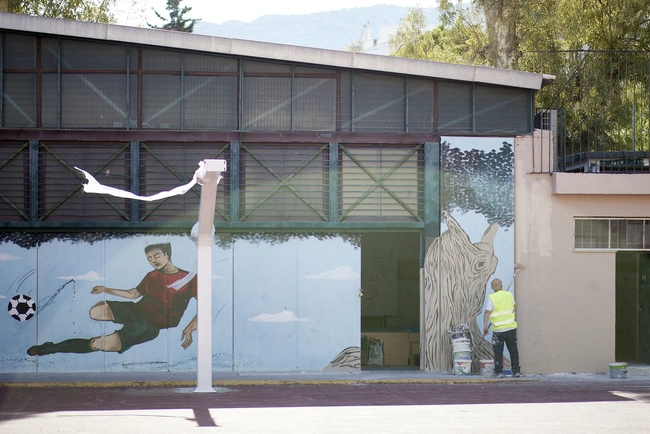 Επίσκεψη Κυριάκου Μητσοτάκη στο 3ο Γυμνάσιο Ζωγράφου