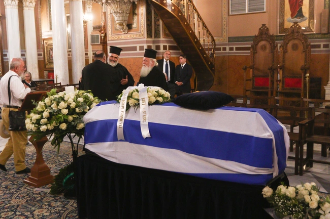 Η κηδεία του Κώστα Πυλαρινού