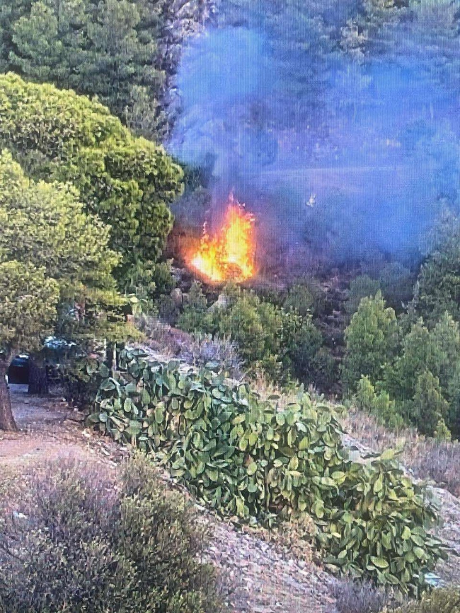 Φωτιά στον Υμηττό