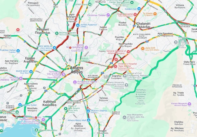 κινηση-στην-αθηνα