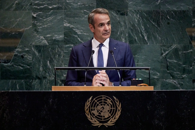 Ο Κυριάκος Μητσοτάκης στον ΟΗΕ