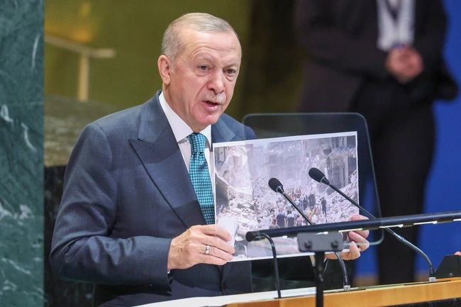 Ο Ταγίπ Ερντογάν στον ΟΗΕ