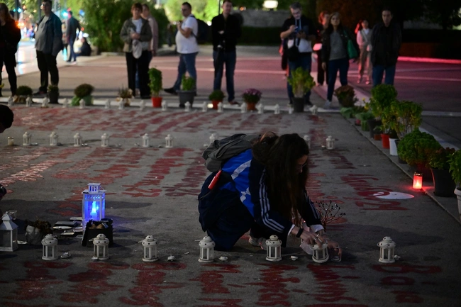 Διαδήλωση για τα Τέμπη και ενάντια στην τροπολογία