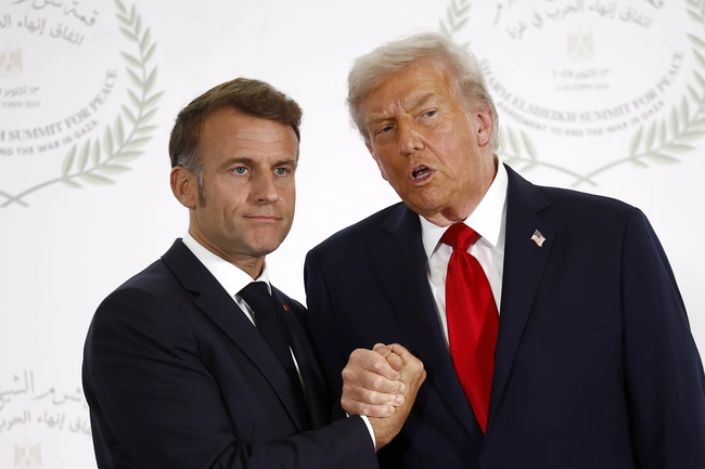 trump macron