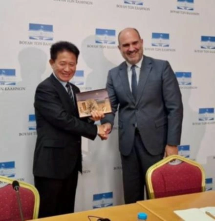 Συνάντηση Μαρκόπουλου - Chen Guoyou