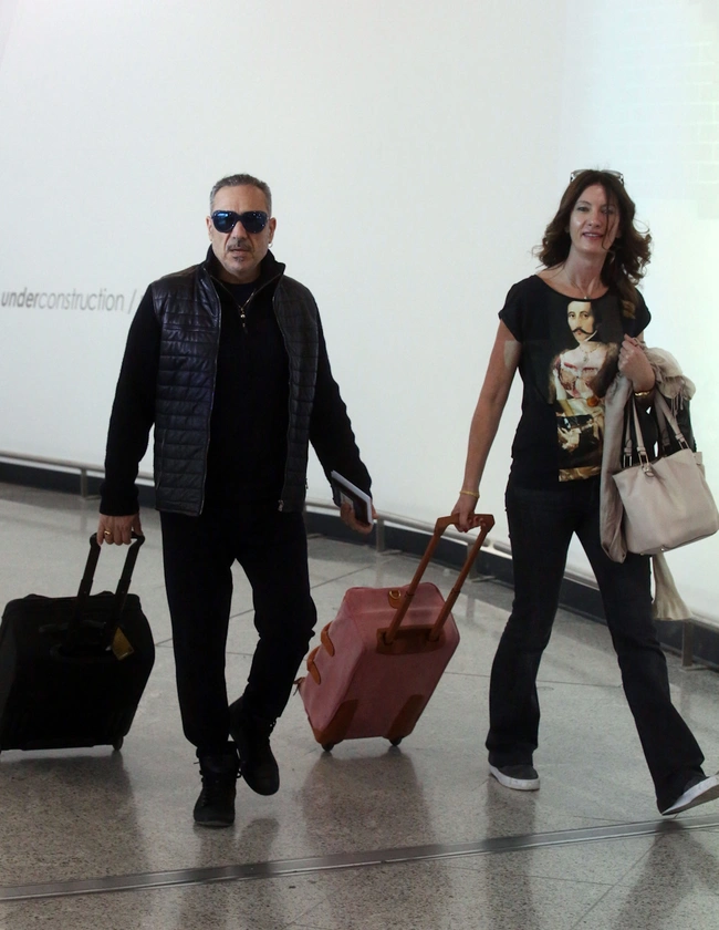 Ο Νότης Σφακιανάκης και η σύζυγός του Κίλι το 2017