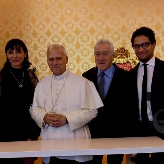 Ρόμπερτ Ντε Νίρο και Πάπας