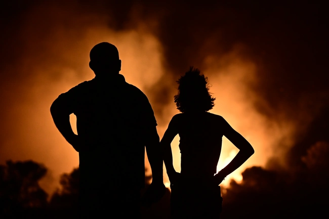 Φωτιά στην Κερατέα