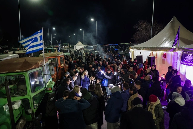 Αγρότες Πρωτοχρονιά 