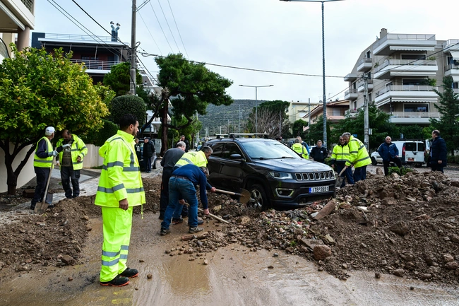 κακοκαιρία γλυφάδα