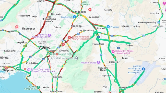 Κίνηση στους δρόμους (08:50)