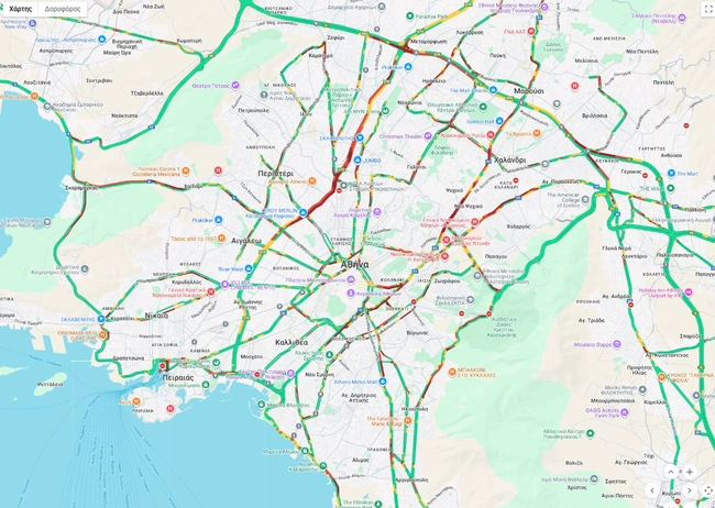 Χάρτης κίνησης