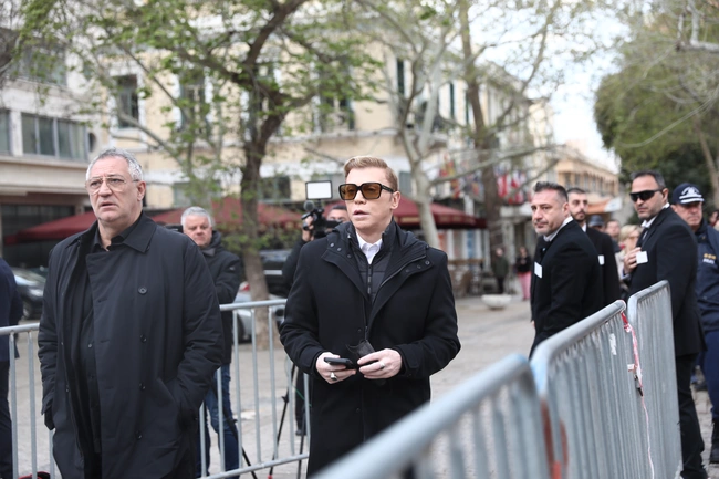 Τάκης Ζαχαράτος κηδεία Μαρινέλλας