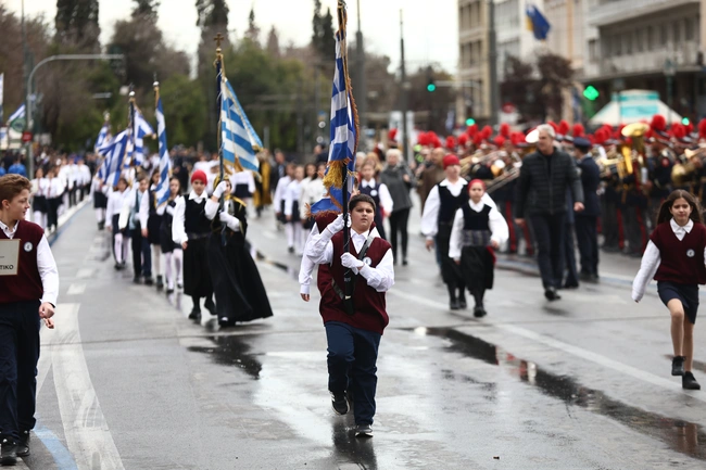 Μαθητική παρέλαση για την 25η Μαρτίου