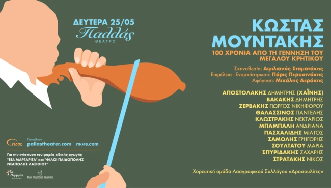 Κώστας Μουντάκης Θέατρο Παλλάς