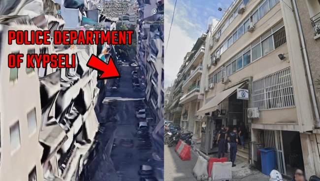 kypseli police department google earth