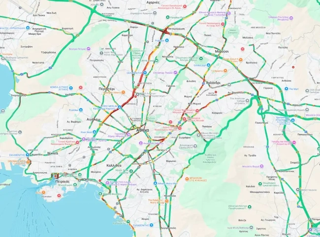 Κίνηση στους δρόμους