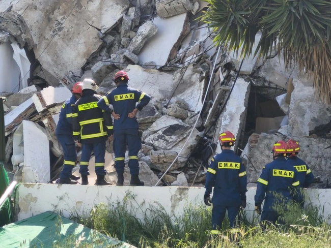 Η πολυκατοικία που κατέρρευσε στην Κύπρο
