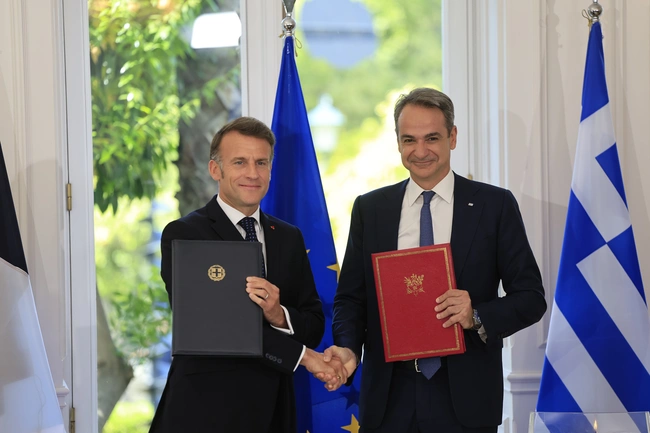Μητσοτάκη - Μακρόν
