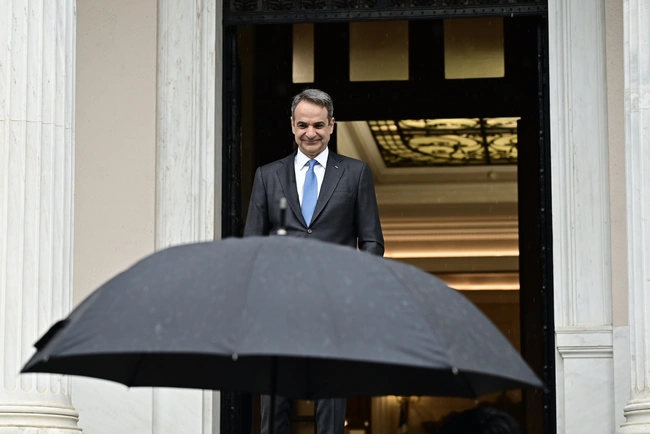 Συνάντηση Μητσοτάκη με την πρωθυπουργό της Λετονίας