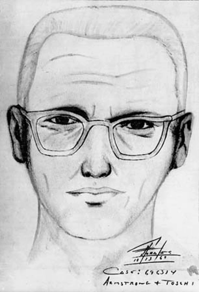 Σκίτσο του serial killer Zodiac