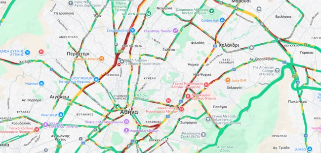 Κίνηση στους δρόμους (05/05 - 08:30)