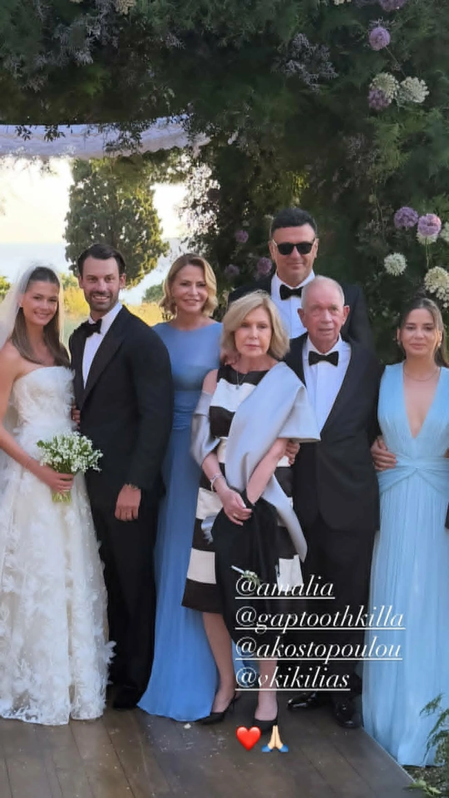 Γάμος Αμαλίας Κωστοπούλου Τζέικ Μέντγουελ