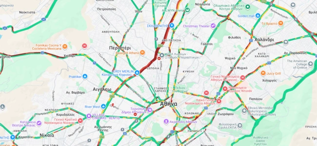 Κίνηση στους δρόμους (29/06 - 08:50)